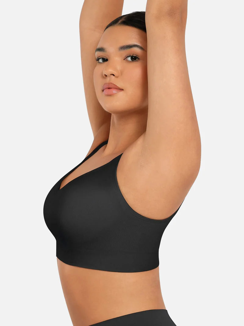 Madella Built-in Soft Cups Full Coverage Wireless Bra