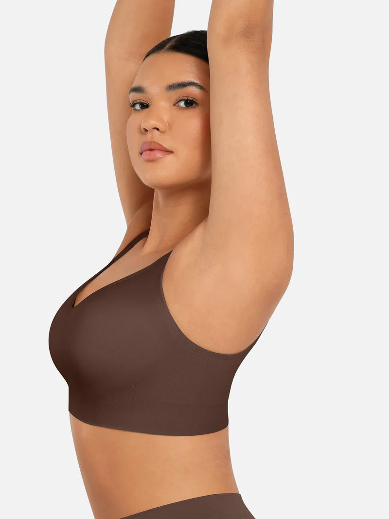 Madella Built-in Soft Cups Full Coverage Wireless Bra