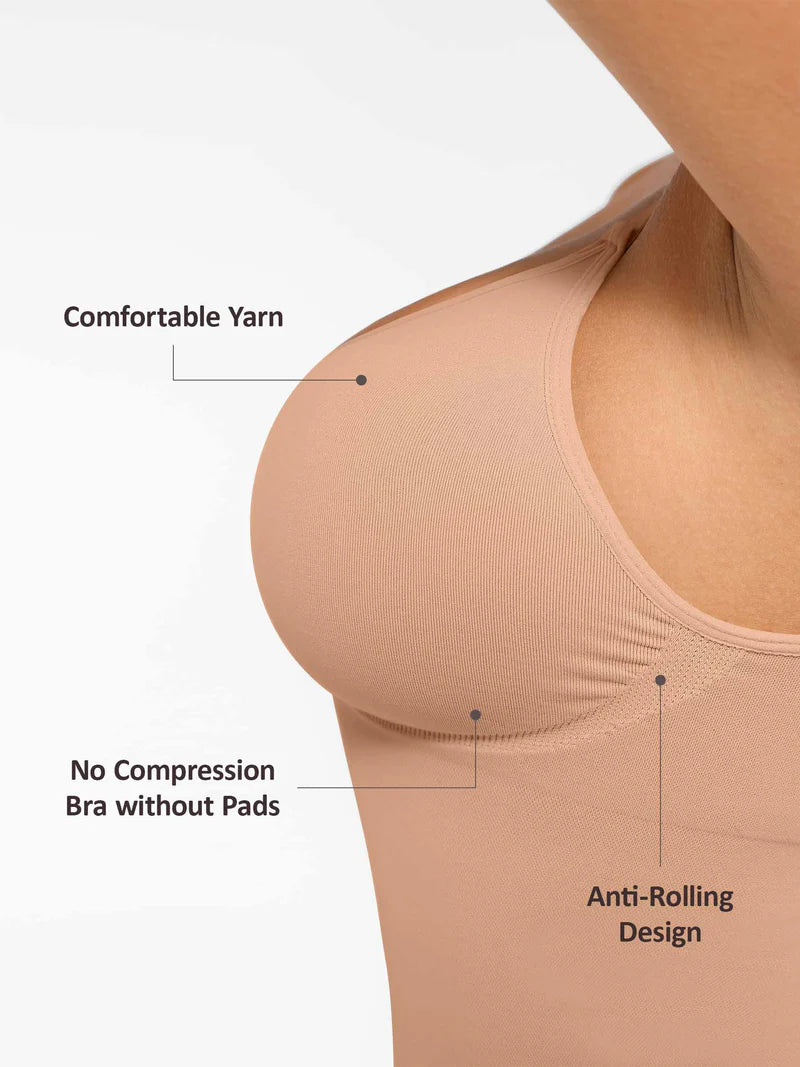 Madella Bust Support Waist and Abdomen Control Shape Tank Top Vest