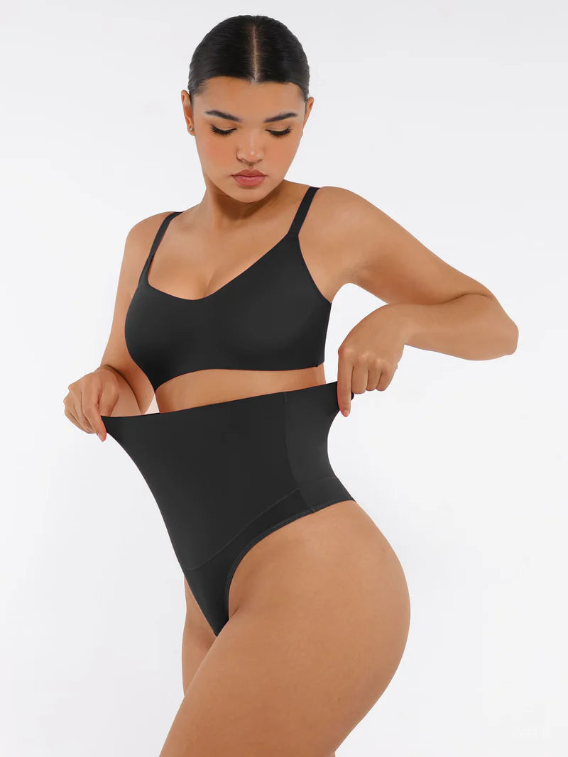Madella Mid-Waisted Thong Tummy Control Shaper Panties