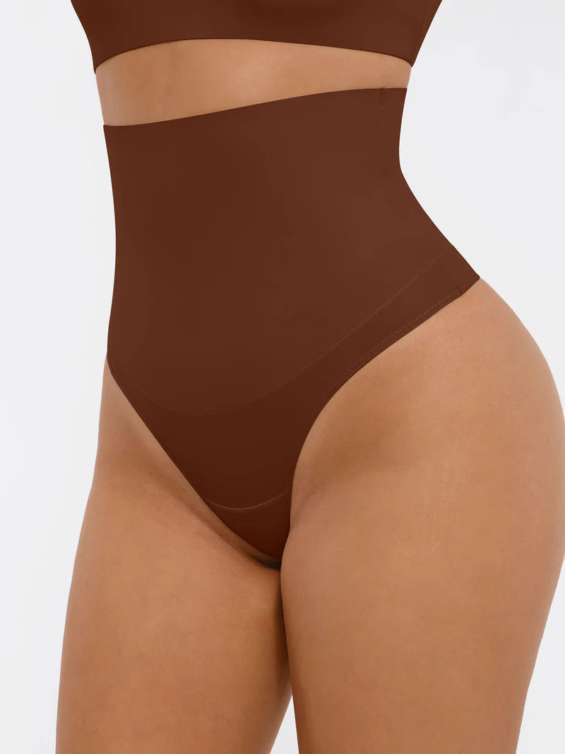 Madella Mid-Waisted Thong Tummy Control Shaper Panties