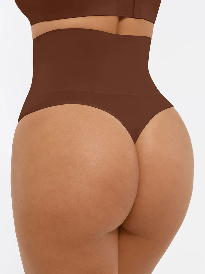 Madella Mid-Waisted Thong Tummy Control Shaper Panties