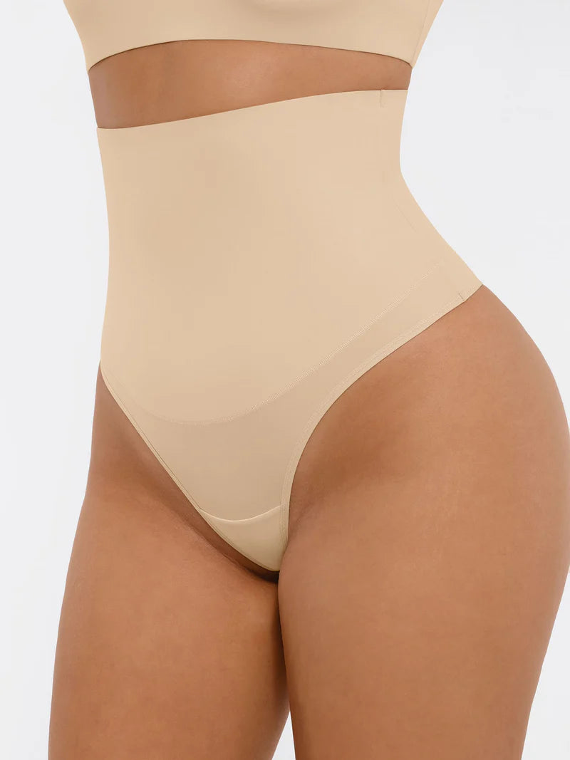 Madella Mid-Waisted Thong Tummy Control Shaper Panties