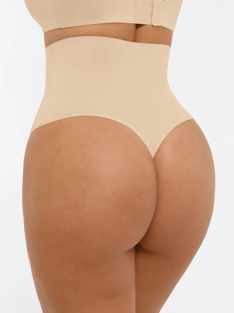 Madella Mid-Waisted Thong Tummy Control Shaper Panties