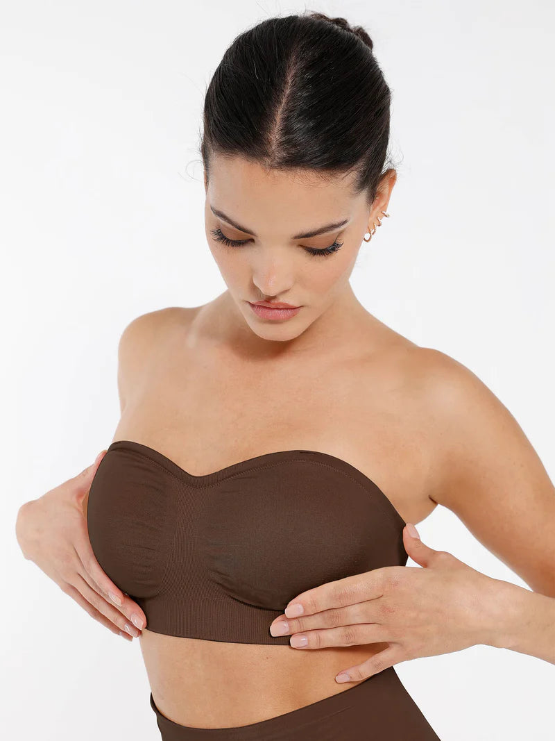 Madella Seamless Anti-Slip Bandeau Bra