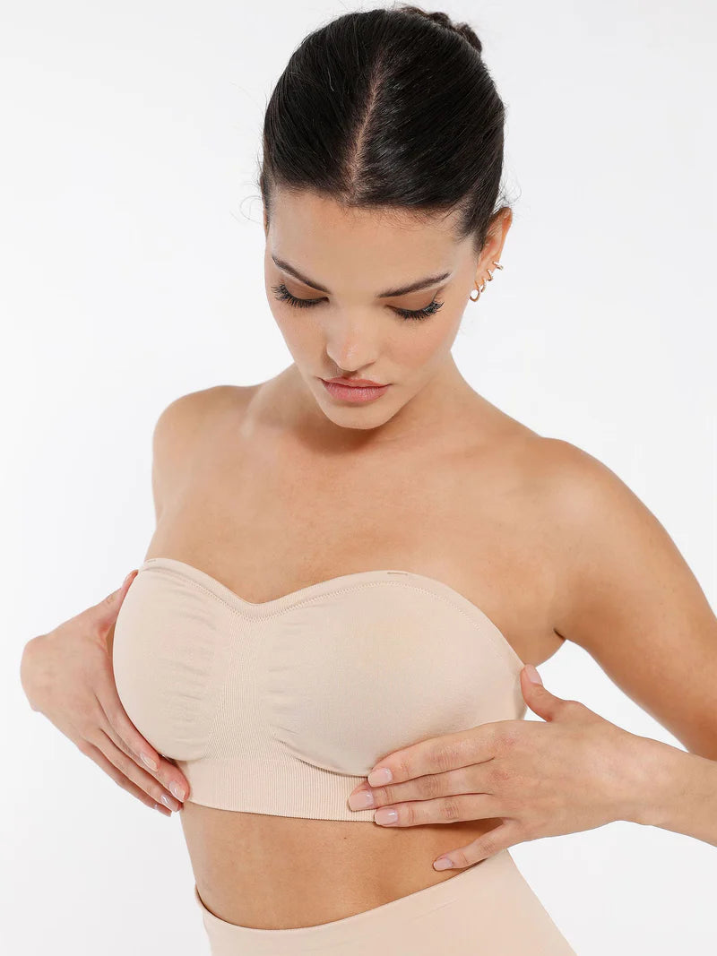 Madella Seamless Anti-Slip Bandeau Bra