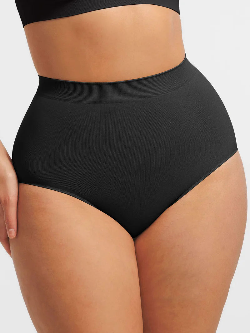 Madella Seamless High-Waist Tummy Control Antibacterial Peach Hip Brief