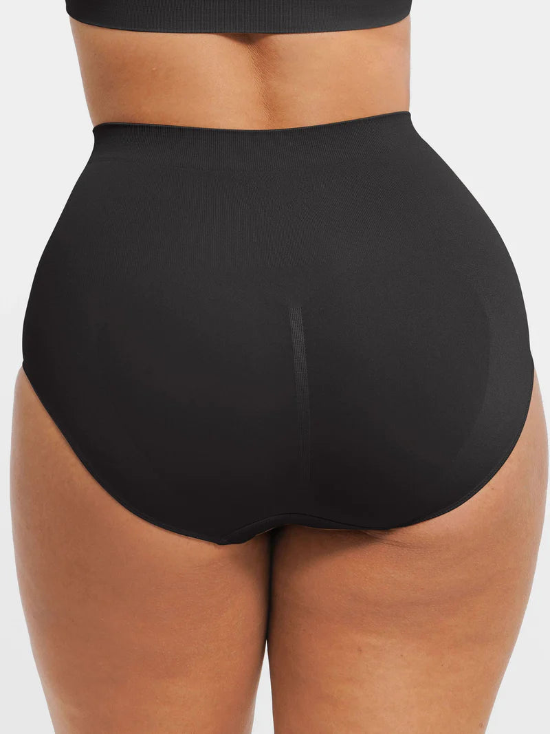 Madella Seamless High-Waist Tummy Control Antibacterial Peach Hip Brief