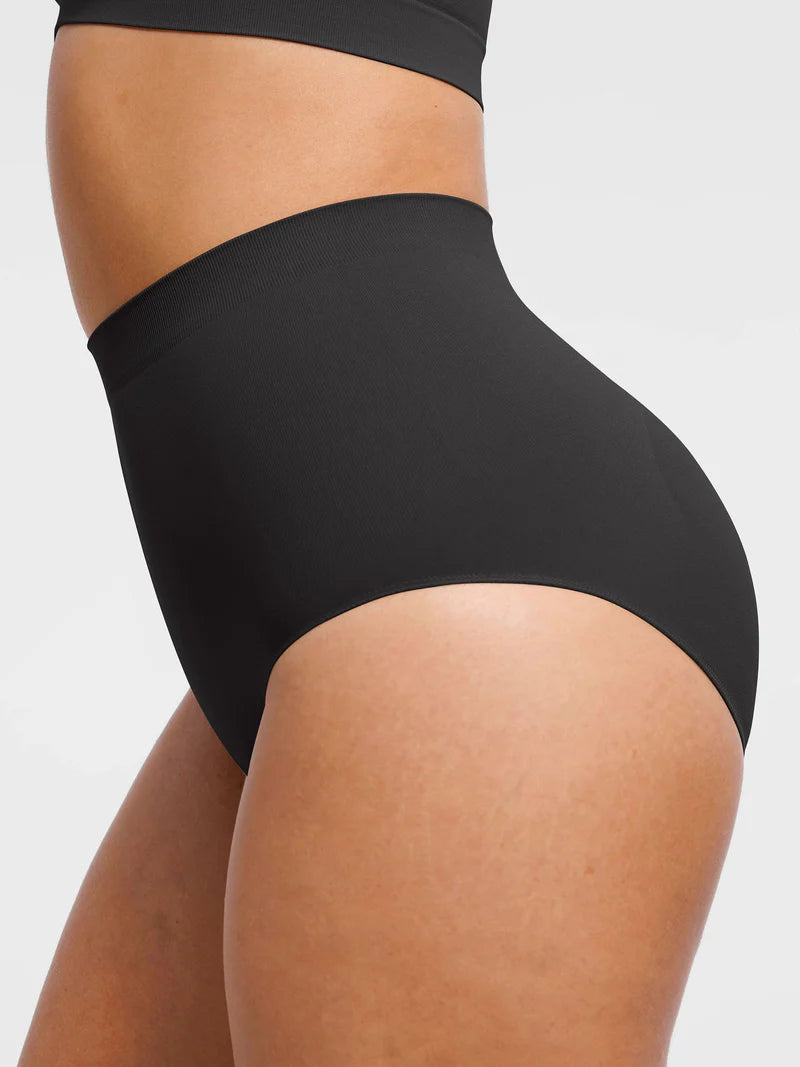 Madella Seamless High-Waist Tummy Control Antibacterial Peach Hip Brief