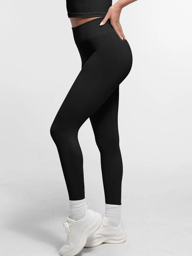 Madella Seamless High Waist Yoga Leggings for Women with Double Layer Waistband