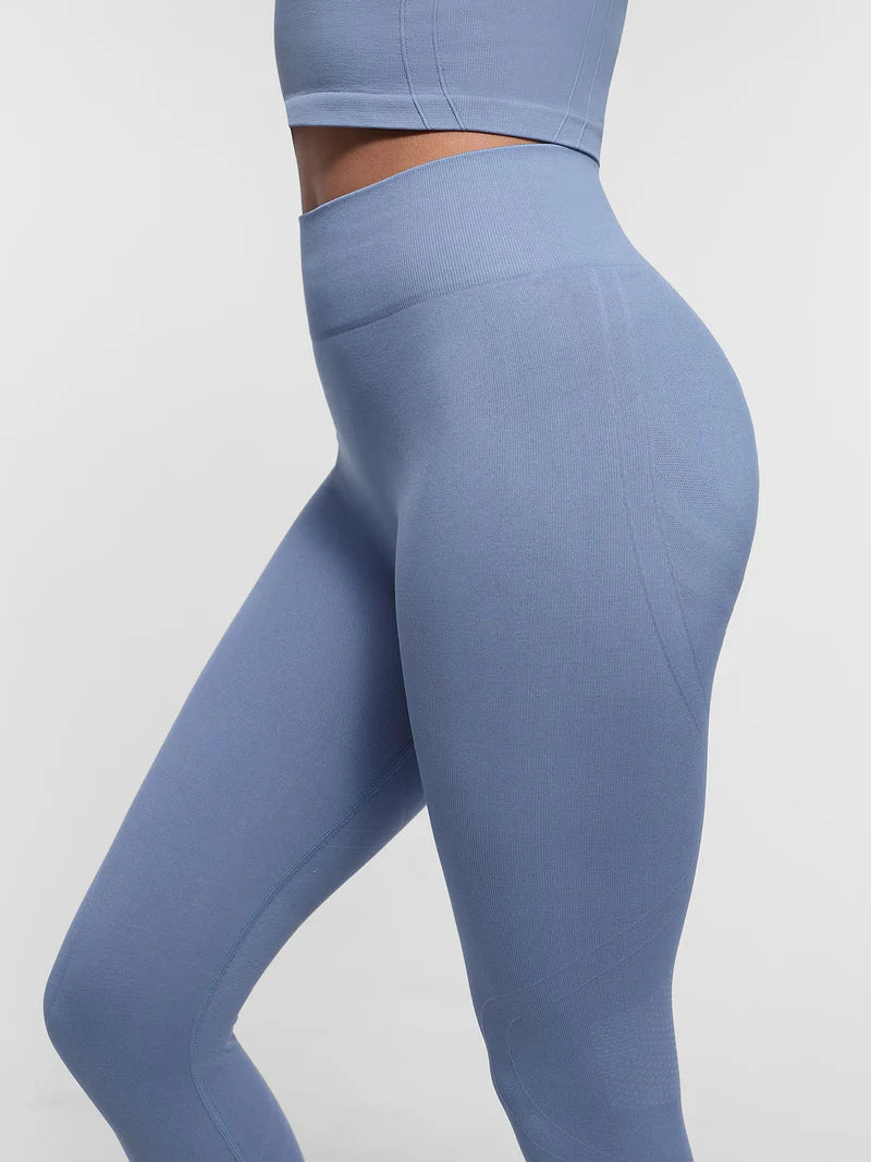 Madella Seamless High Waist Yoga Leggings for Women with Double Layer Waistband