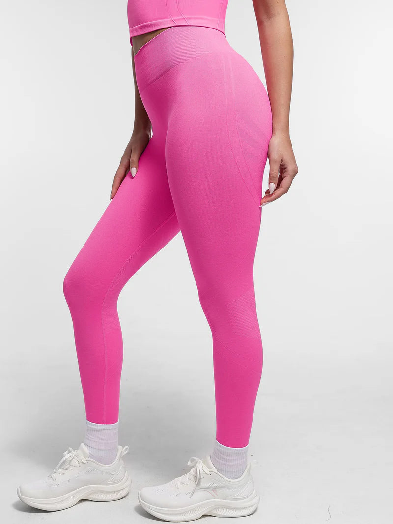 Madella Seamless High Waist Yoga Leggings for Women with Double Layer Waistband