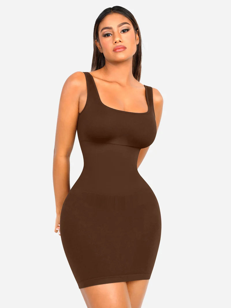 Madella Seamless Square Neck Shaping Dress