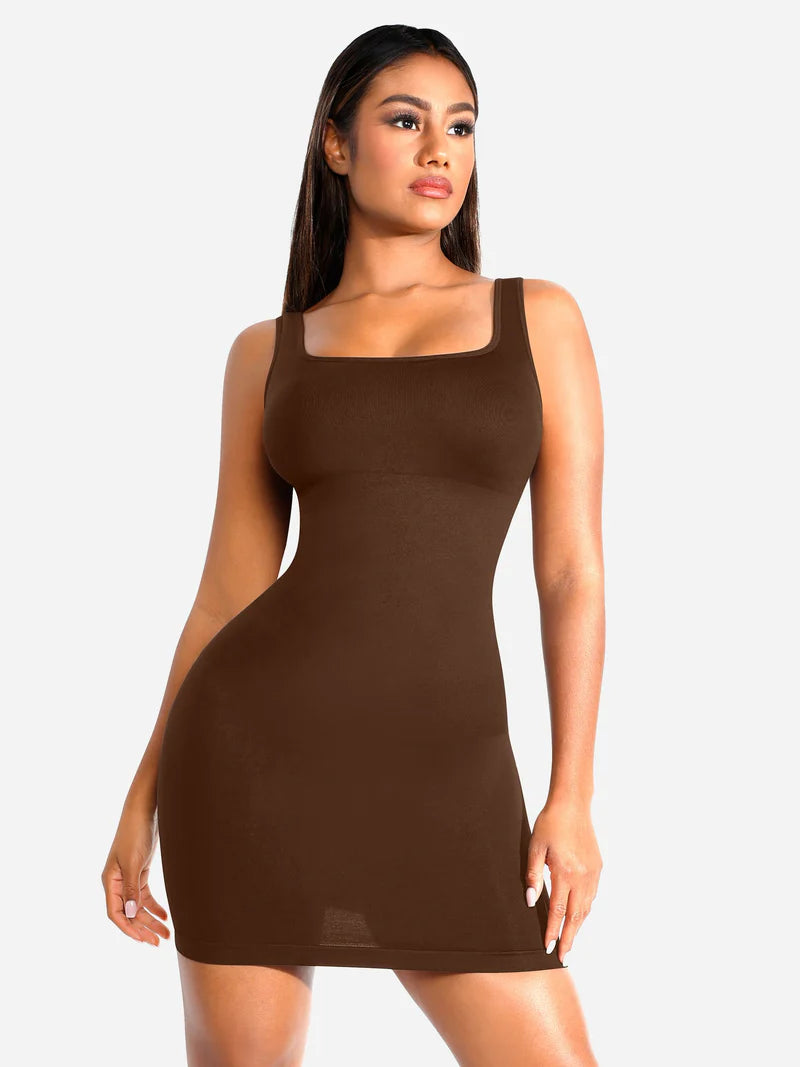 Madella Seamless Square Neck Shaping Dress