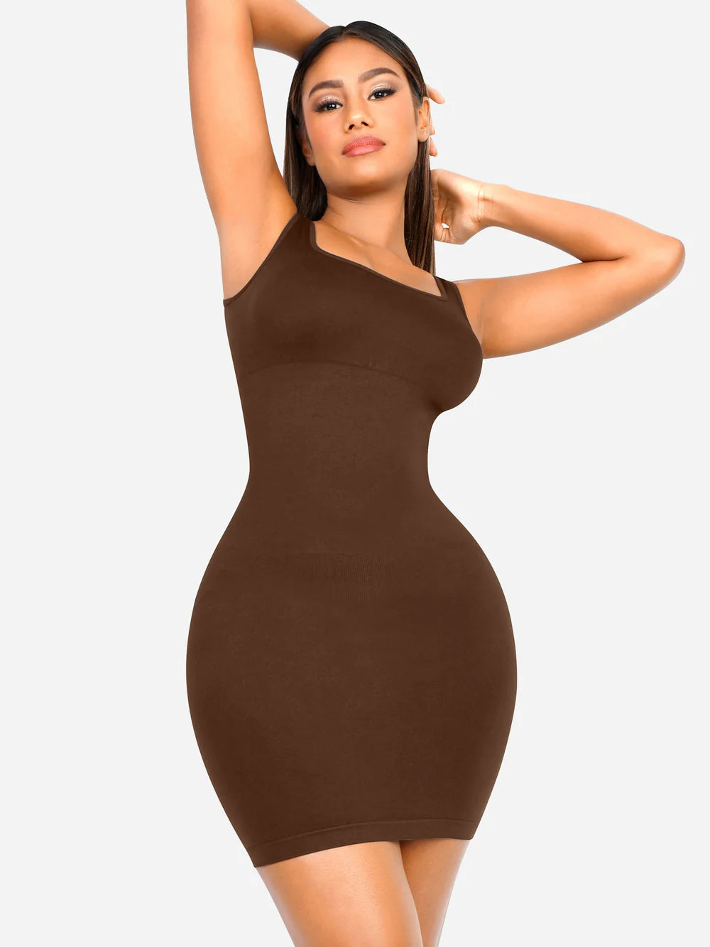 Madella Seamless Square Neck Shaping Dress