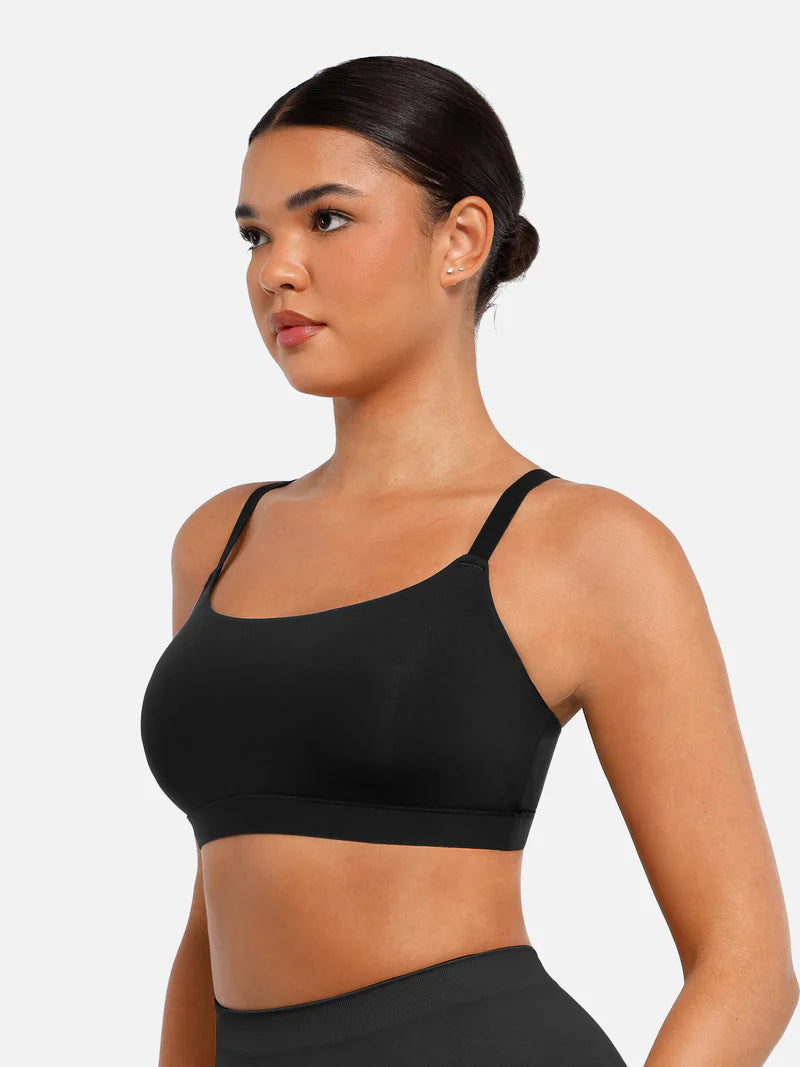 Madella Everyday Wireless Invisible Square Neck Bra