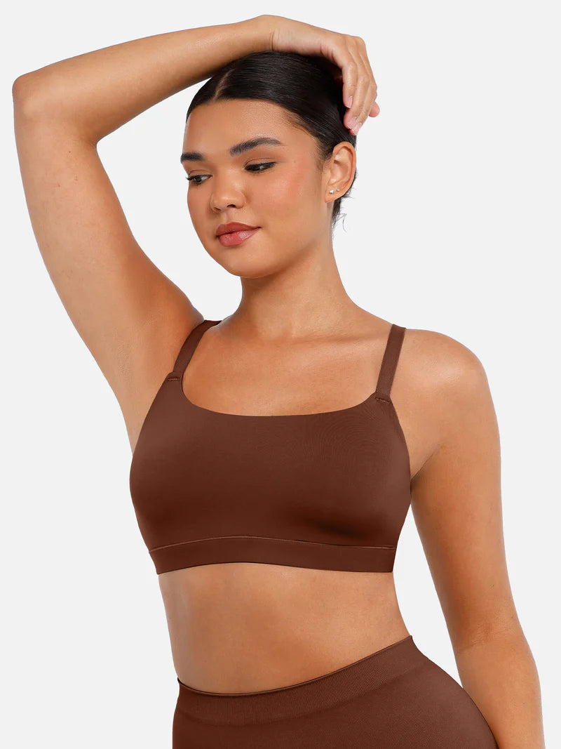 Madella Everyday Wireless Invisible Square Neck Bra