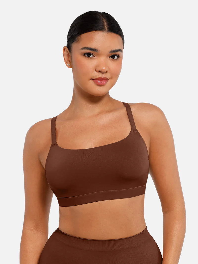 Madella Everyday Wireless Invisible Square Neck Bra