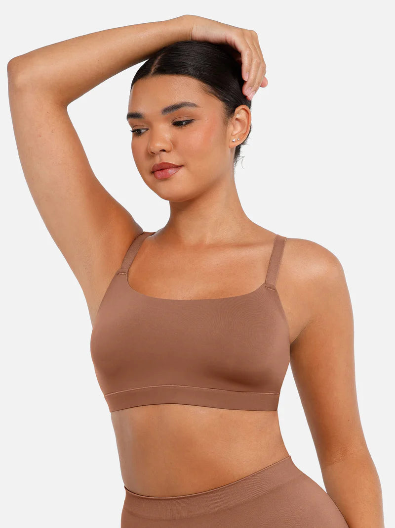 Madella Everyday Wireless Invisible Square Neck Bra