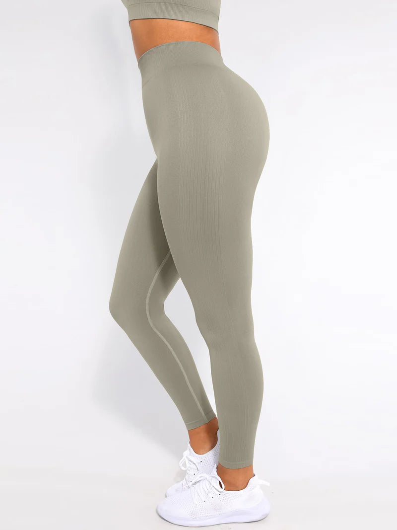 Madella Seamless High Waisted Yoga Leggings for Tummy Control and Leg Sculpting