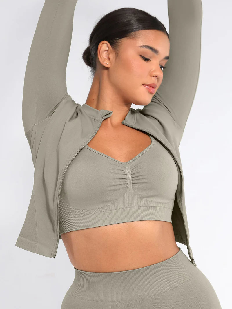Madella Seamless Long-Sleeve Workout Top