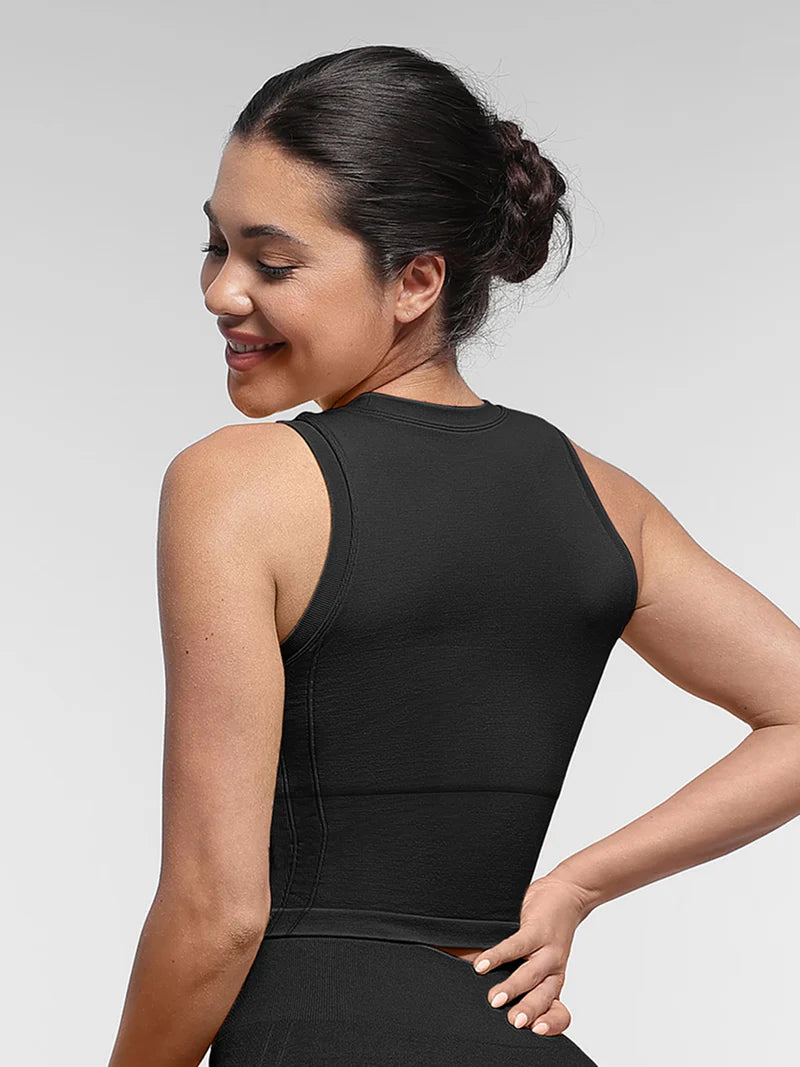 Madella Seamless Sports Top with Built-in Bra