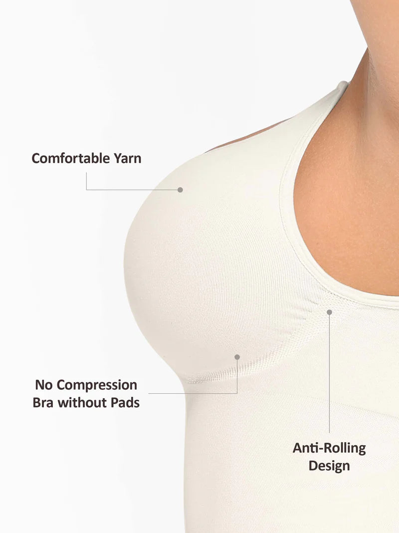 Madella Bust Support Waist and Abdomen Control Shape Tank Top Vest