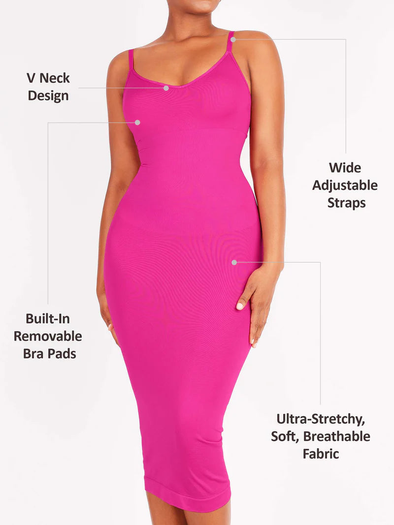 Madella Seamless Midi Body Shaper Dress