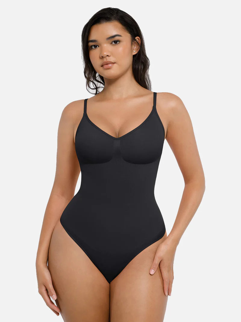 Madella Tummy Control Seamless Thong Bodysuit