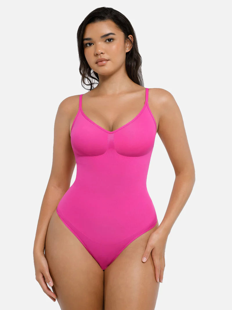 Madella Tummy Control Seamless Thong Bodysuit