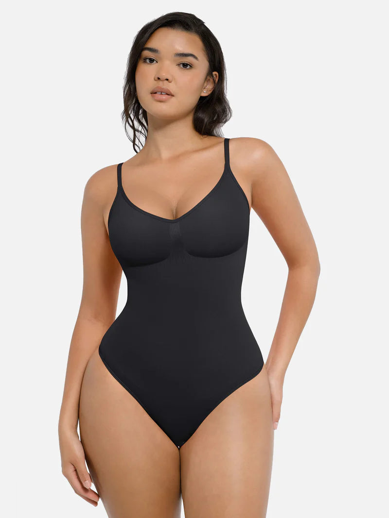 Madella Tummy Control Seamless Thong Bodysuit