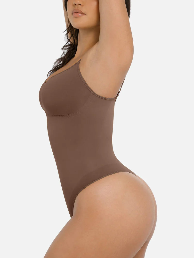 Madella Tummy Control Seamless Thong Bodysuit