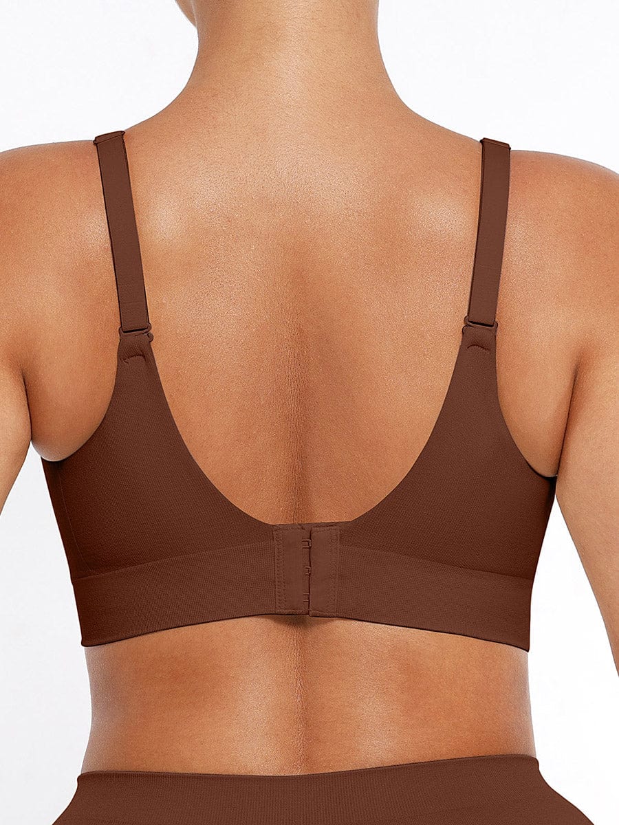 Madella Wireless Push-Up Seamless Comfort Full Coverage Bra