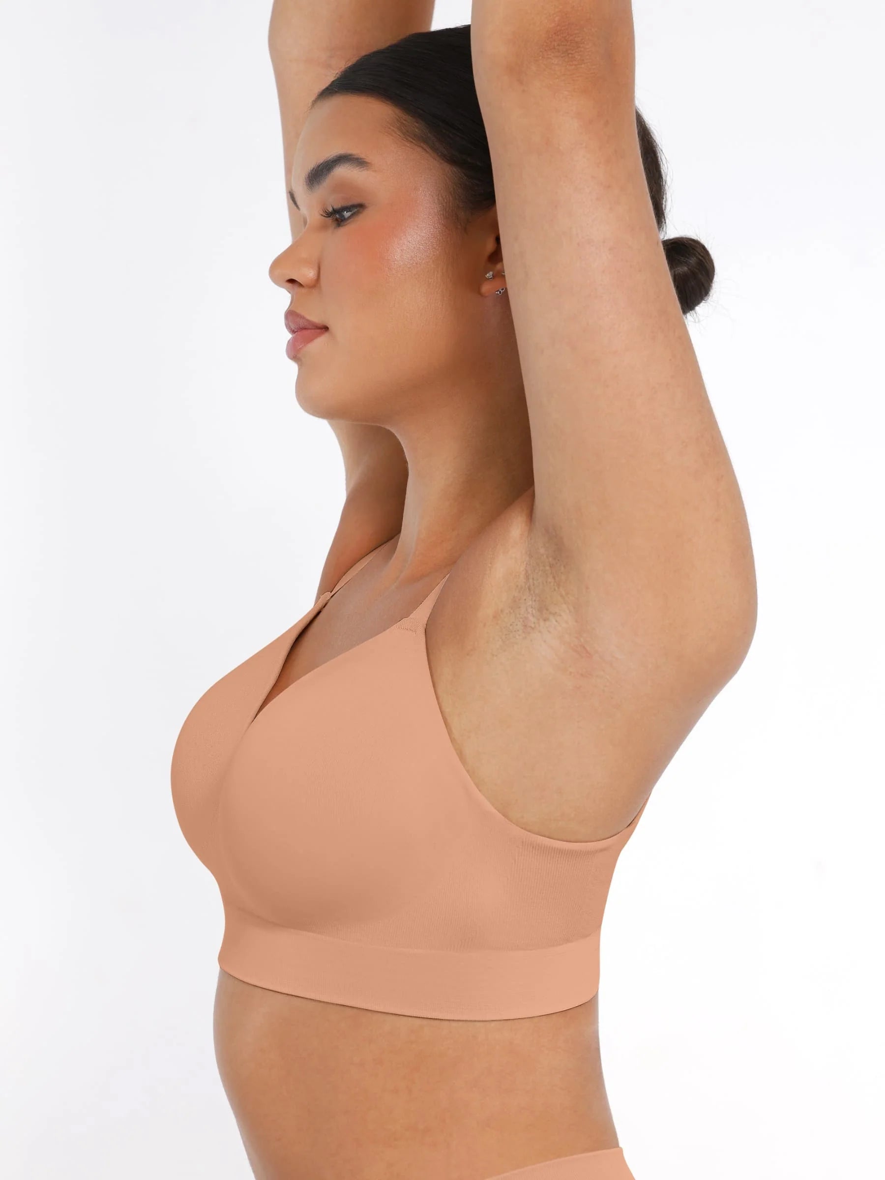 Madella Wireless Push-Up Seamless Comfort Full Coverage Bra