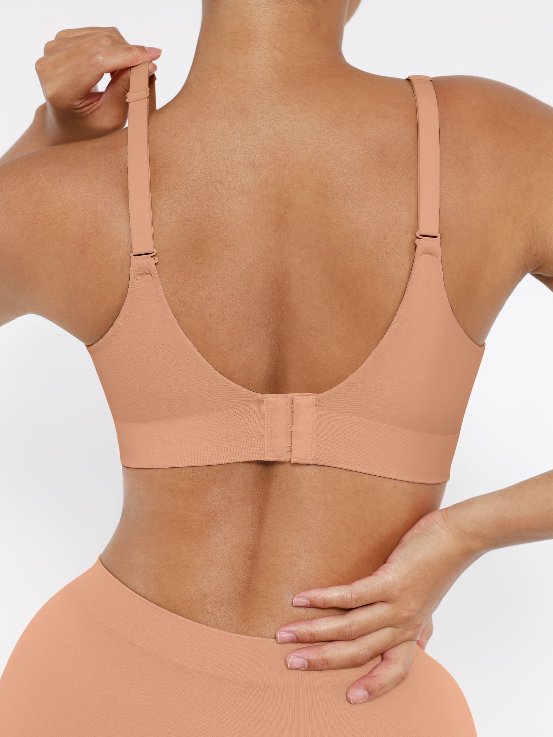 Madella Wireless Push-Up Seamless Comfort Full Coverage Bra